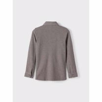 NAME IT Skjorte Bluse Rallando Grey Melange
